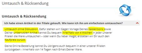 umtausch bei kik
